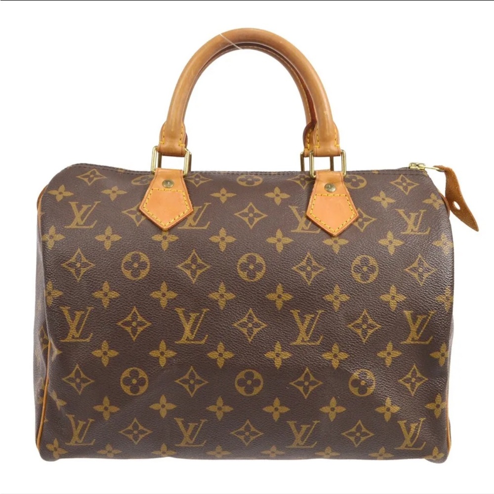 💋 GORGEOUS 💋 LOUIS VUITTON SPEEDY 30 HANDBAG PURSE MONOGRAM CANVAS BJFA0400